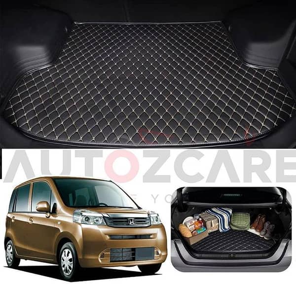 Honda Life 7D Custom Car Trunk Mat - Model 2008-2014