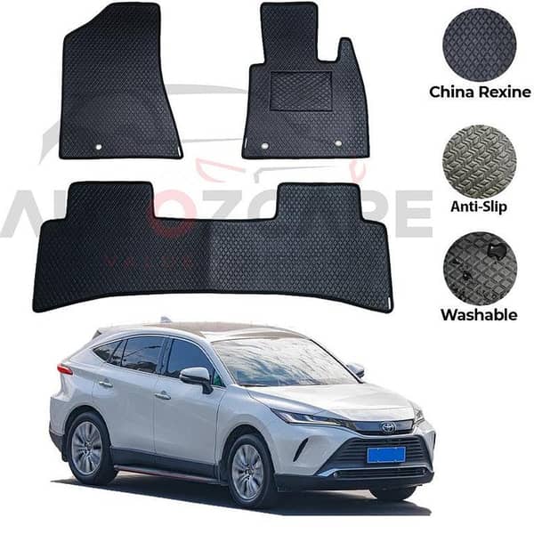 Toyota Harrier China Rexine Floor Mat 5PCS - Model 2023-2025