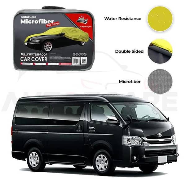 Toyota Hiace Microfiber Car Cover - Waterproof Protection for Models 2004 to 2018
