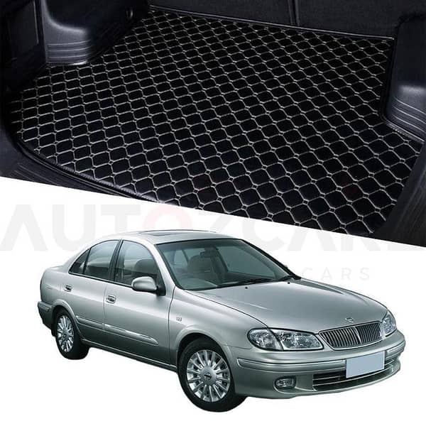 Nissan Sunny 7D Custom Car Trunk Mat - Model 2005-2010