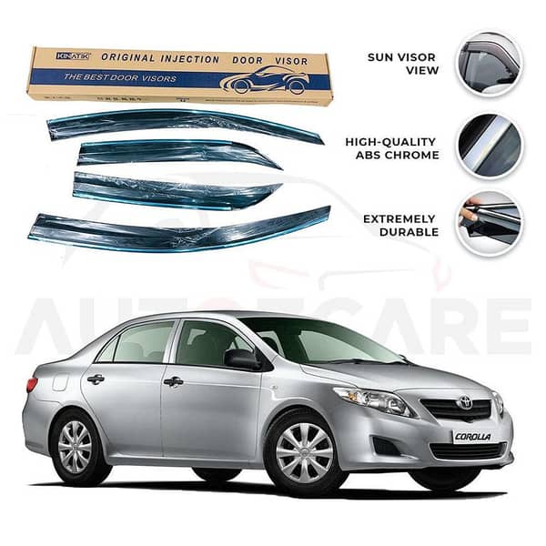 Toyota Corolla 2003-2008 Air Press Sun Visor with Chrome Finish