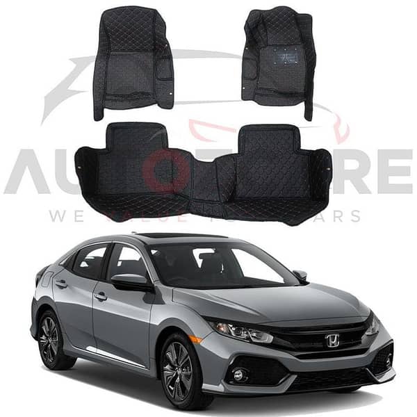 Honda Civic X 7D Floor Mats for 2017-2021 Models