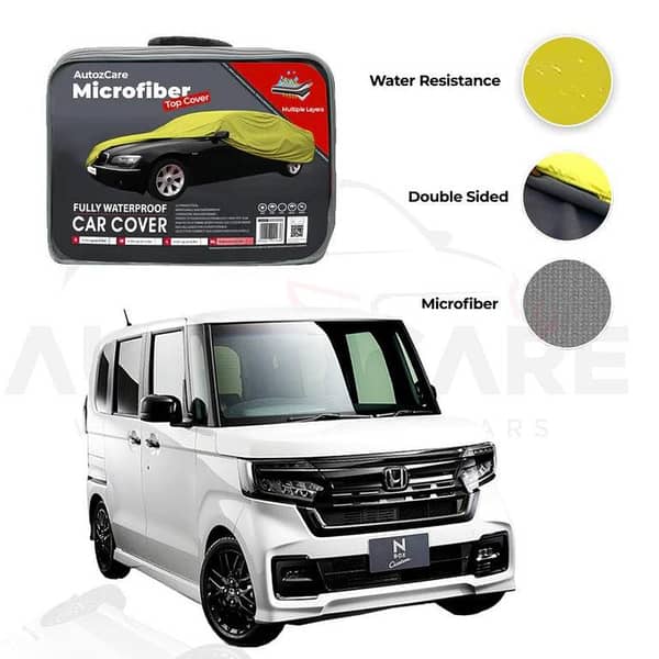 Honda N BOX Microfiber Car Cover - Waterproof Protection for Models 2018 to 2025