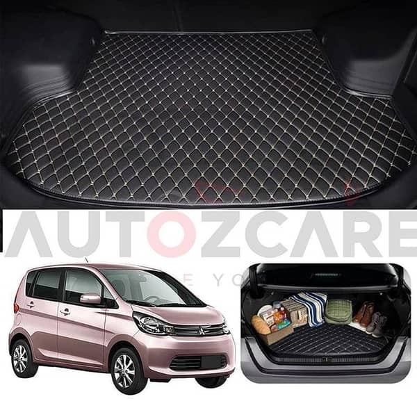 Mitsubishi EK Wagon 7D Trunk Mat - Custom Fit for 2013-2019 Models