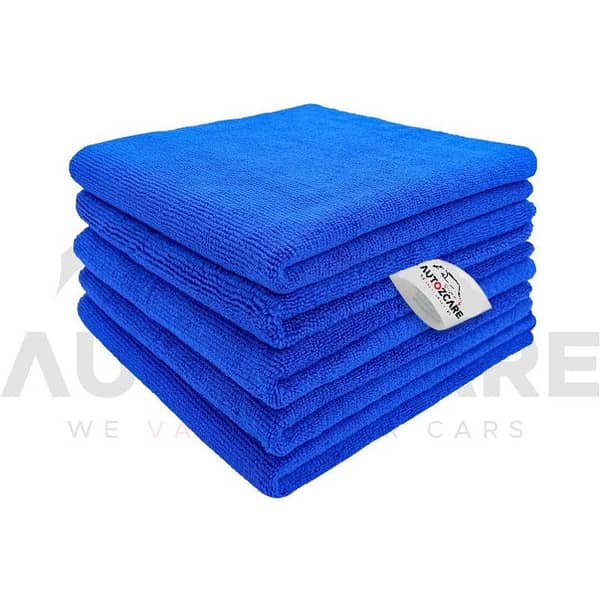 AutozCare Microfiber Detailing Towels (16x24, Pack of 5) for Effective Car Cleaning