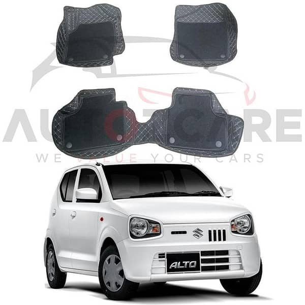 Suzuki Alto 9D Custom Floor Mat Set (3 Pieces) for 2019-2025 Models