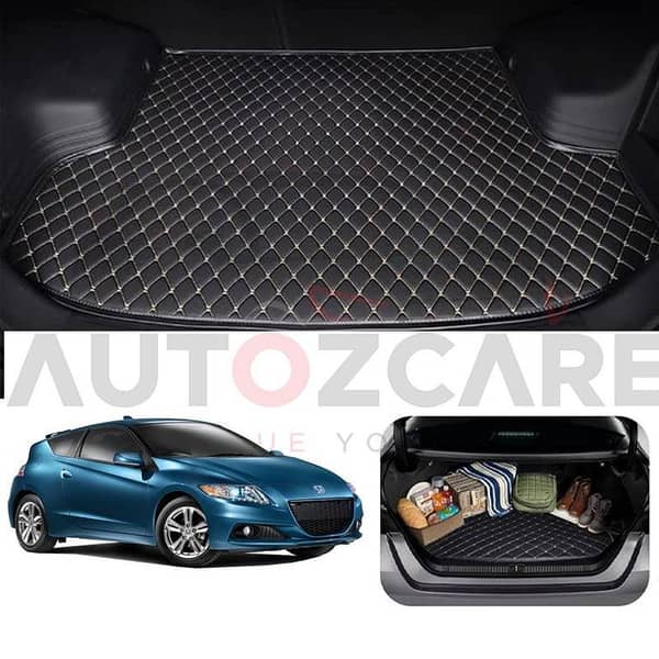 Honda CR-Z Sports Hybrid 7D Custom Car Trunk Mat - Model 2010-2018