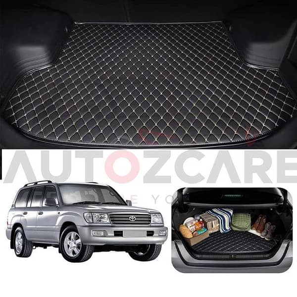Toyota Land Cruiser 7D Custom Car Trunk Mat - Model 1998-2007