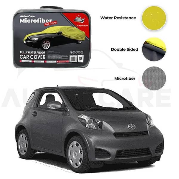 Toyota IQ Microfiber Car Cover for 2008-2018 Models - Weatherproof Design