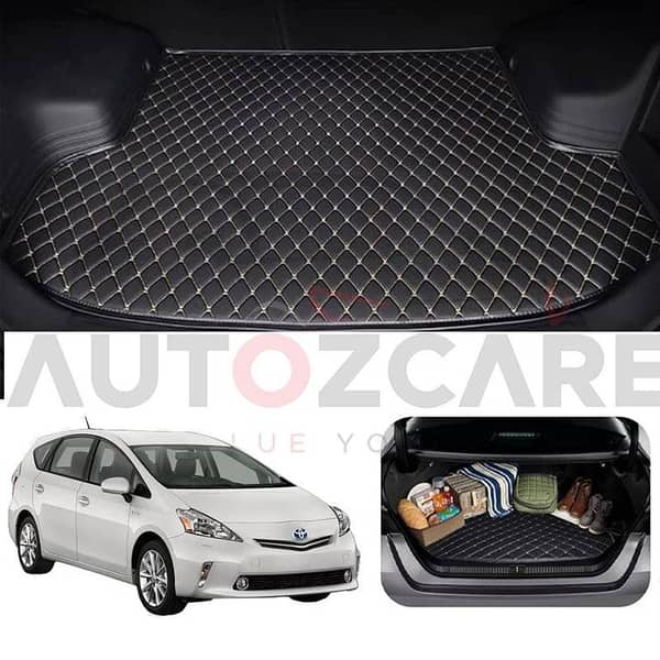 Toyota Prius 7D Custom Car Trunk Mat - Model 2009-2015