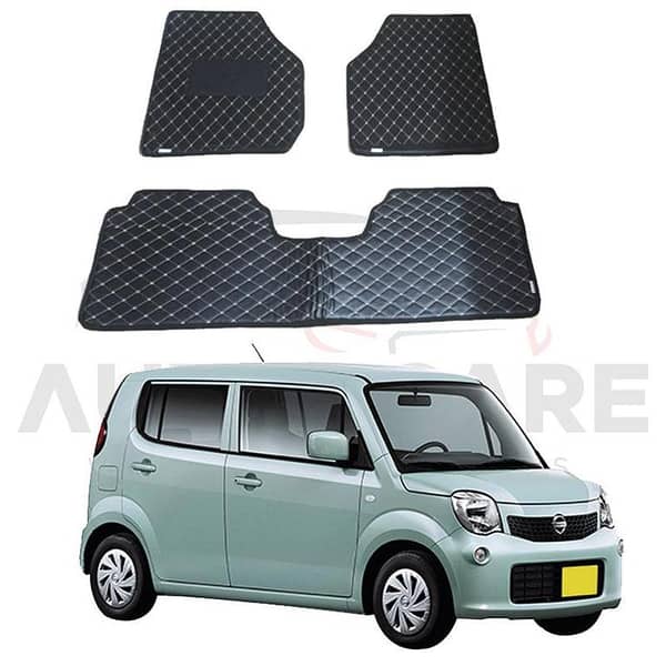 Nissan Moco 7D Flat Floor Mats for Model Years 2011-2018