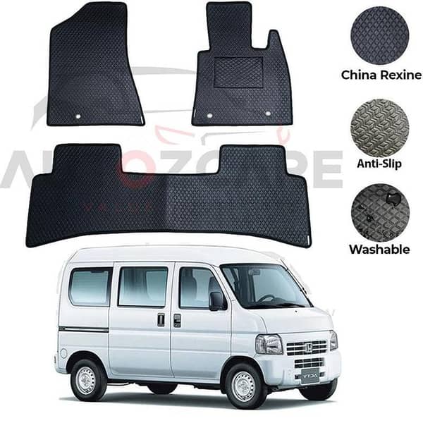 Honda Acty Floor Mats in China Rexine - 3-Piece Set for 1999-2009 Models