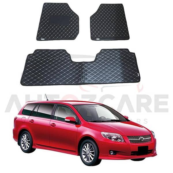 Toyota Corolla Fielder 7D Flat Floor Mats for Models 2006-2012