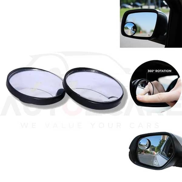 360° Blind Spot Mirror for Enhanced Rearview Visibility - 2 Pack