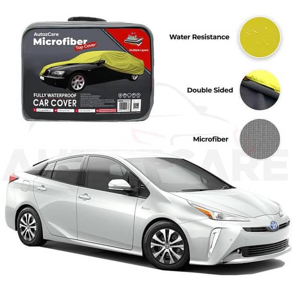 Toyota Prius Microfiber Car Cover for 2016-2022 Models - Waterproof and Weather-Resistant