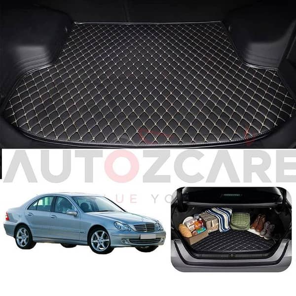 Mercedes C180 7D Custom Car Trunk Mat -Model 2001-2007