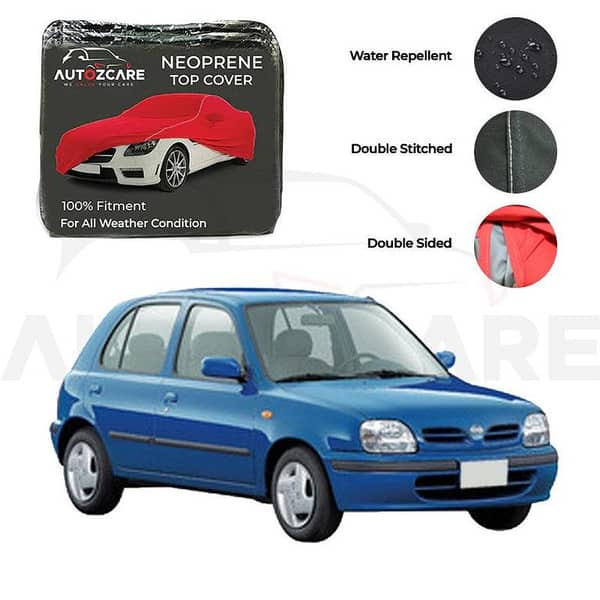 Nissan March Neoprene Car Top Cover for Models 1992 to 2003