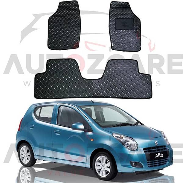 Suzuki Alto Japanese 7D Floor Mat ( Flat Style ) - Model 2009-2014