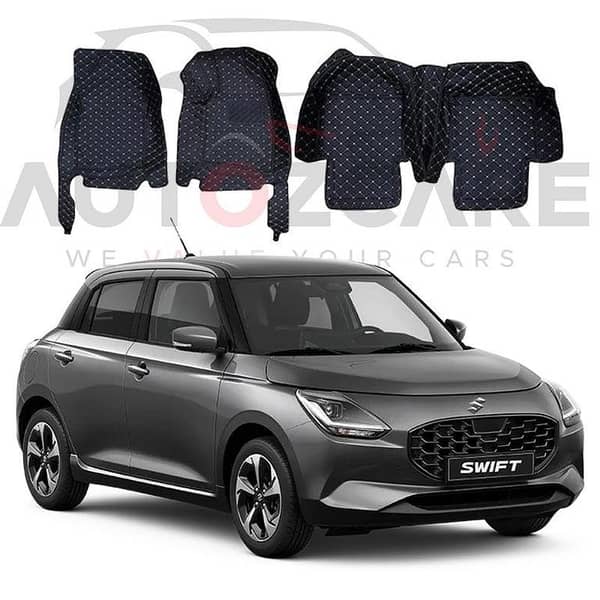 Suzuki Swift 7D Floor Mats for 2022 to 2025 Models