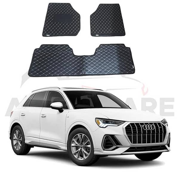 Audi Q3 7D Floor Mat ( Flat Style ) 4PCS - Model 2019-2025