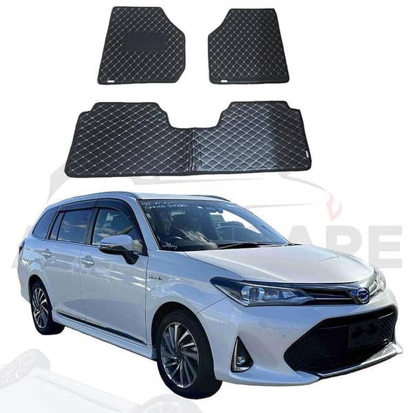 Toyota Corolla Fielder 7D Floor Mat ( Flat Style ) - Model 2006-2012