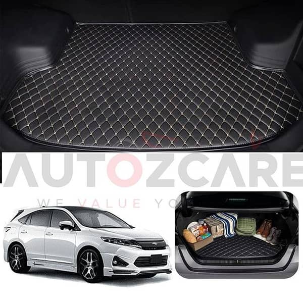 Toyota Harrier 7D Custom Car Trunk Mat - Model 2019-2022