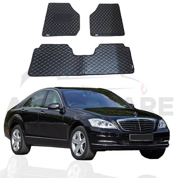 Mercedes S250 7D Floor Mat ( Flat Style ) 3PCS - Model 2005-2013