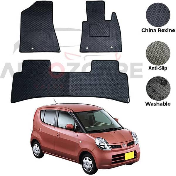 Nissan Moco China Rexine Floor Mat 3PCS - Model 2006-2011