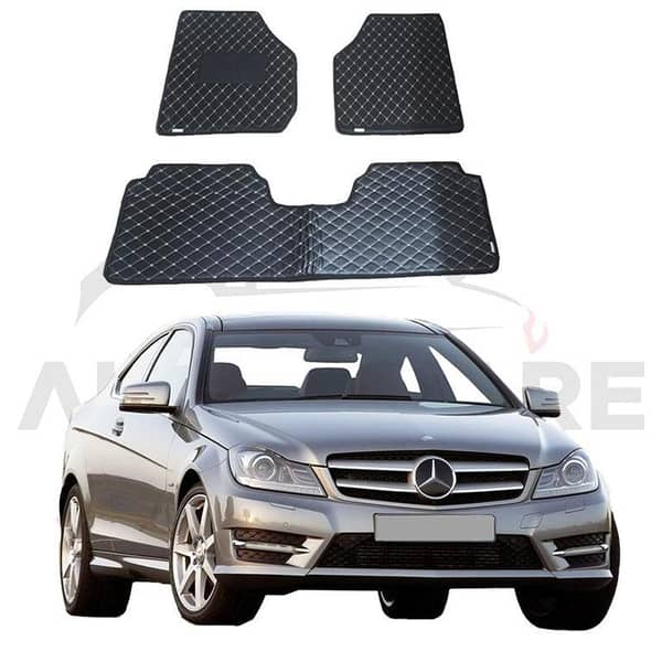 Mercedes C180 7D Floor Mat ( Flat Style ) 5PCS -Model 2008-2014