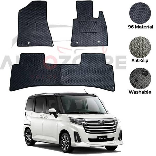 Daihatsu Thor China Rexine Floor Mat 3PCS - Model 2016-2025