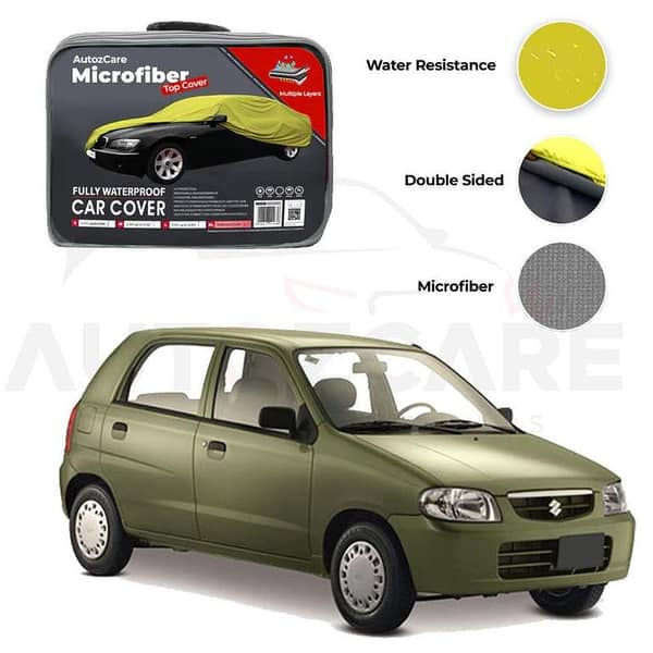 Suzuki Alto Microfiber Car Cover for Models 2000-2003 - Waterproof and Weather-Resistant