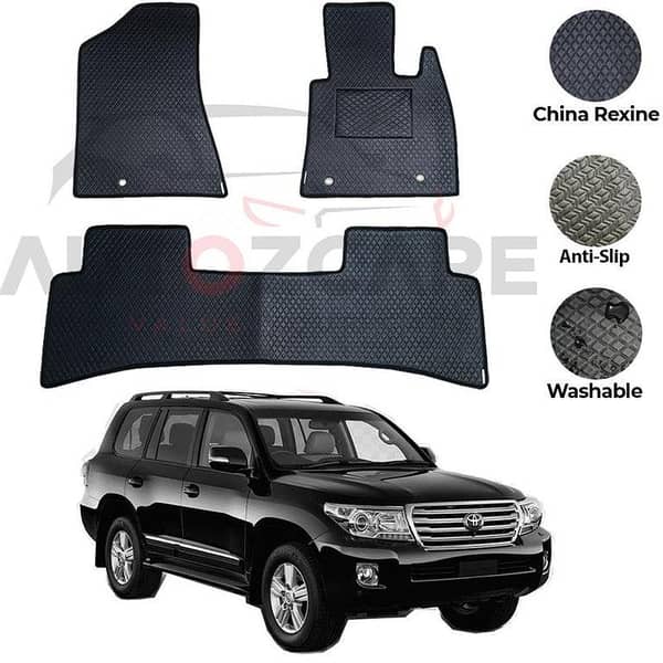 Toyota Land Cruiser China Rexine Floor Mat 3PCS - Model 2007-2015