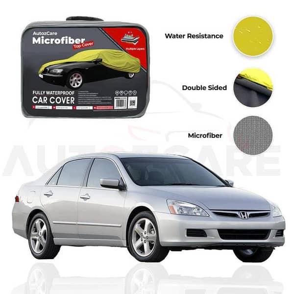Honda Accord Microfiber Car Cover for 2002-2007 Models - Waterproof and Weather-Resistant