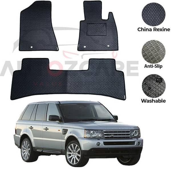 Range Rover Sport China Rexine Floor Mat 3PCS - Model 2005-2013