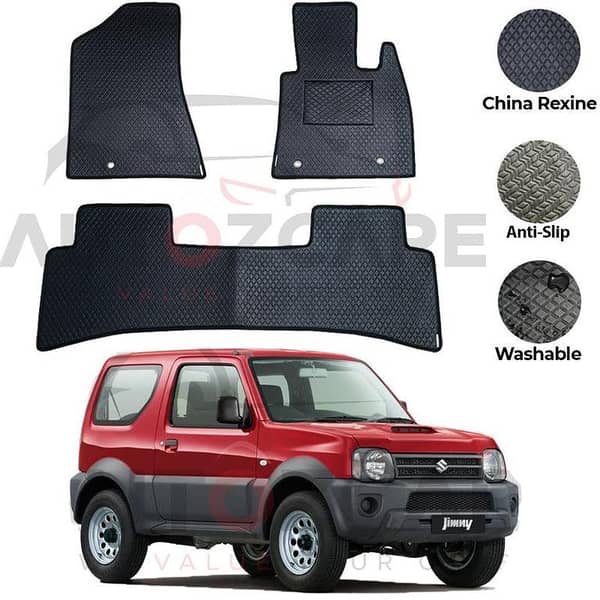 Suzuki Jimny Floor Mats 4PCS in China Rexine for Models 1998-2018