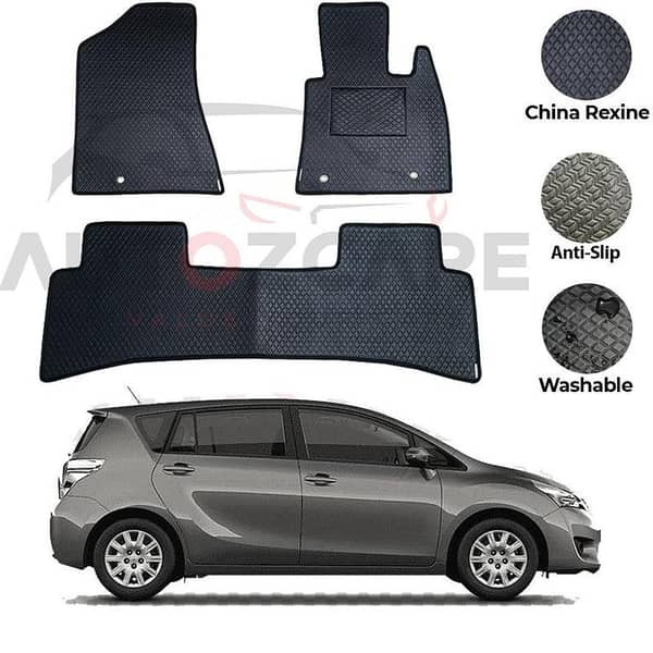 Toyota Succeed China Rexine Floor Mat 3PCS - Model 2002-2012