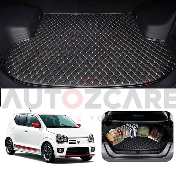 Suzuki Alto Japanese 7D Custom Car Trunk Mat - Model 2014-2025