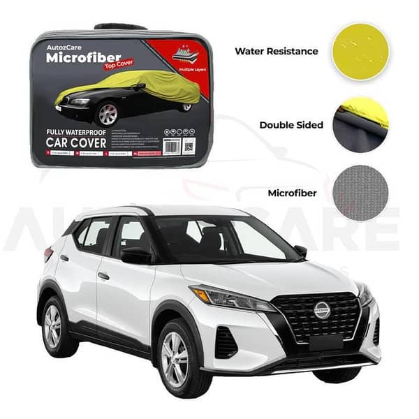 Nissan Kicks Microfiber Car Cover for 2016-2025 Models - Waterproof and Weather-Resistant