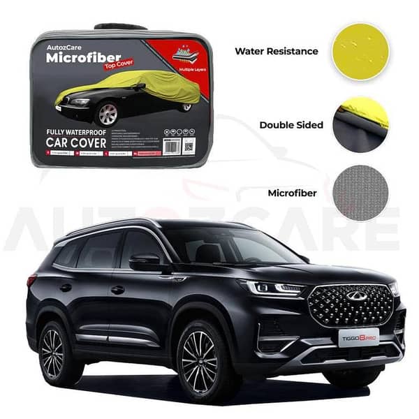 Chery Tiggo 8 Pro Microfiber Car Cover (2022-2025) - Waterproof and Weather-Resistant Protection