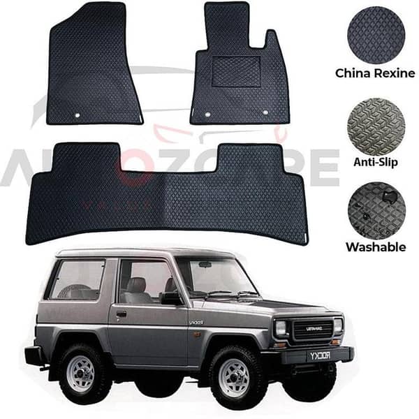 Daihatsu Rocky Jeep China Rexine Floor Mat 3PCS - Model 2019-2025