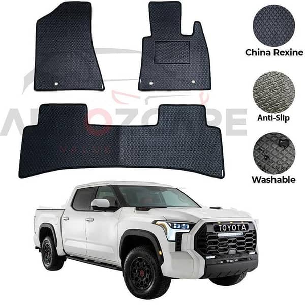 Toyota Tundra 5-Piece Rexine Floor Mat Set for Models 2022-2025