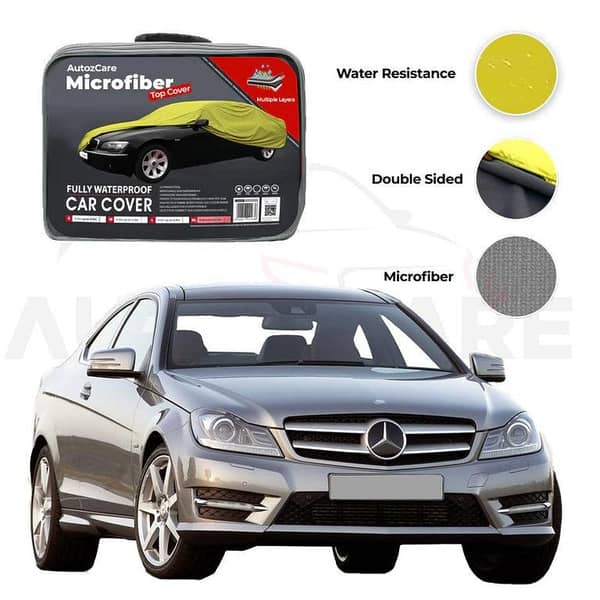 Mercedes C180 Microfiber Car Cover for 2008-2014 Models - Waterproof Protection