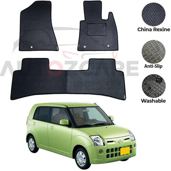 Nissan Pino China Rexine Floor Mat 3PCS - Model 2007-2008
