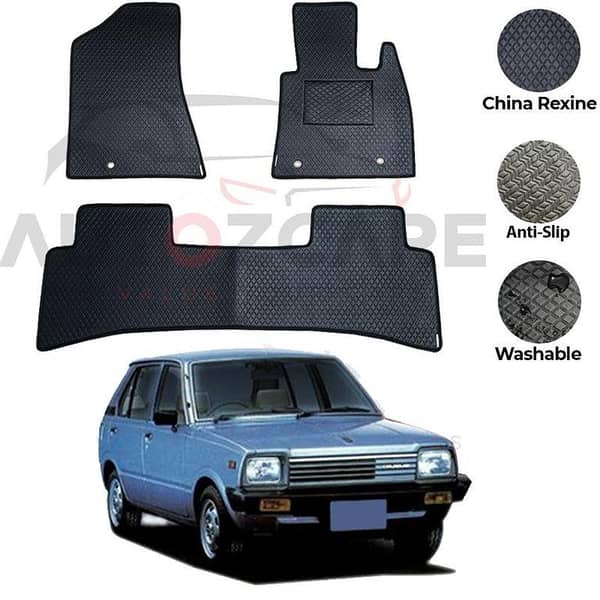 Suzuki FX Rexine Floor Mats Set of 3 for Models 1980-1991