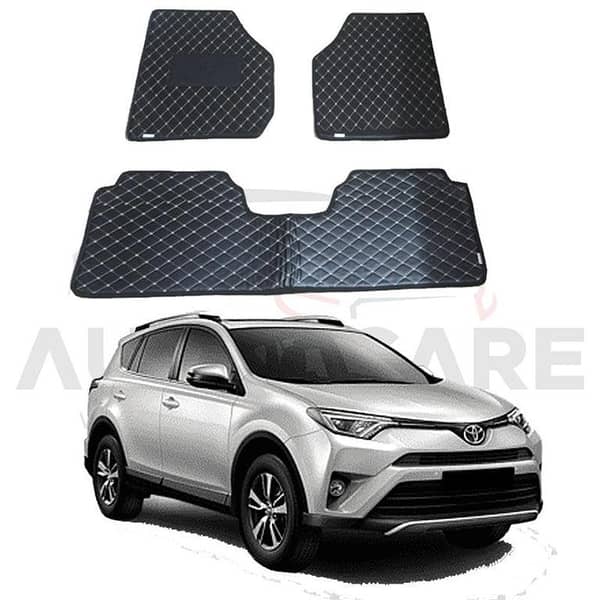 Toyota RAV4 7D Flat Floor Mats for Models 2005-2018