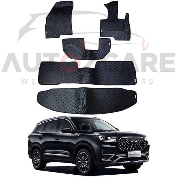 Chery Tiggo 8 Pro 7D Floor Mats 5PCS - Model 2022-2025