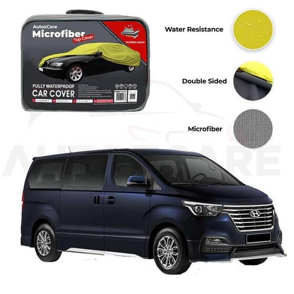 Hyundai Grand Starex Microfiber Car Cover (2019-2022) - Waterproof and Weather-Resistant