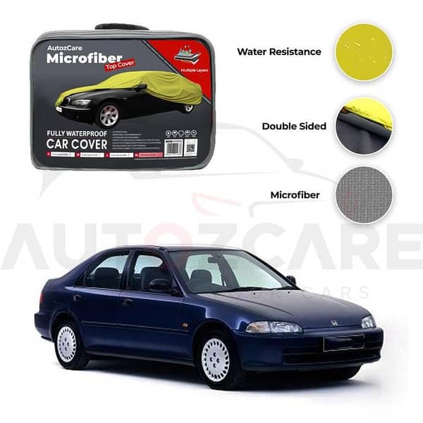 Honda Civic Microfiber Car Top Cover - Model 1992-1995