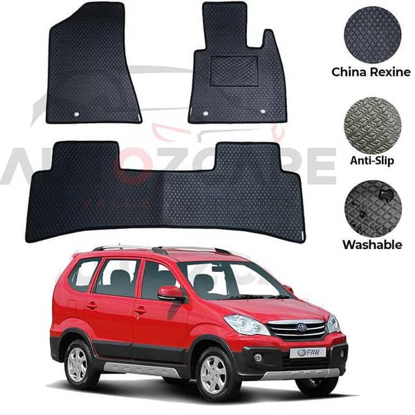 3- Faw Sirius China Rexine Floor Mat 3PCS - Model 2013-2018