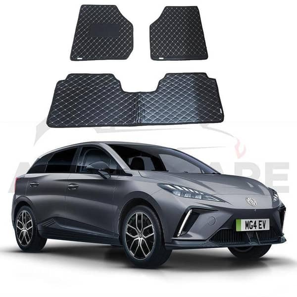 MG 4 7D Flat Floor Mat Set (3 Pieces) for Models 2023-2025